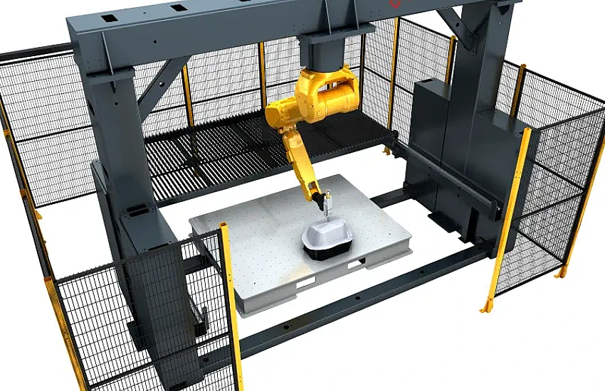 Laserowa maszyna CNC do cięcia 3D ze zrobotyzowanym ramieniem RN